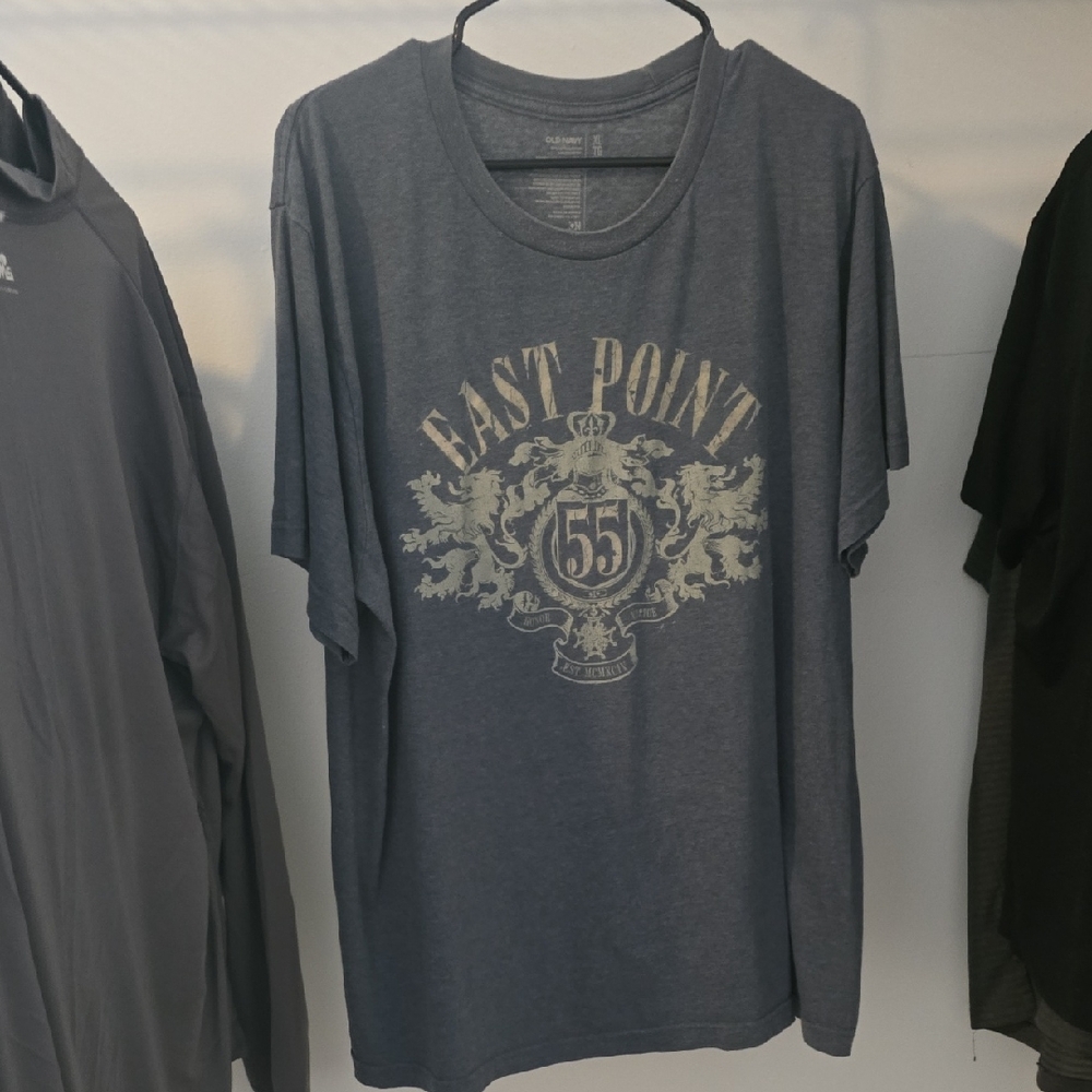 Old Navy Gray 'East Point' Graphic Tee